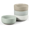 image:imageEfar Cereal Bowls Set of 4 27oz Ceramic Deep Soup Bowls for Kitchen Microwave Safe Bowls for Serving Prep Rice Dessert Snack Salad Dishwasher Safe Speckled MulticolorMulticolor