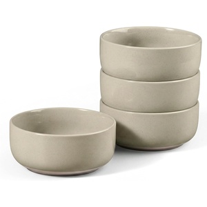 image:imageEfar Cereal Bowls Set of 4 27oz Ceramic Deep Soup Bowls for Kitchen Microwave Safe Bowls for Serving Prep Rice Dessert Snack Salad Dishwasher Safe Speckled MulticolorCream Coffee