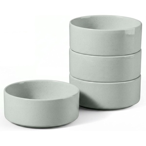 image:imageEfar Cereal Bowls Set of 4 27oz Ceramic Deep Soup Bowls for Kitchen Microwave Safe Bowls for Serving Prep Rice Dessert Snack Salad Dishwasher Safe Speckled MulticolorHaze Gray
