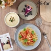 image:imageEfar 6Piece Stoneware Dinnerware Sets Black Plates and Bowls Set for 2 Kitchen Modern Dishes Set for Everyday amp Formal Chip and Scratch Resistant Microwave amp Dishwasher Safe Matte BlackMulticolor