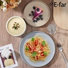 image:imageEfar 6Piece Stoneware Dinnerware Sets Black Plates and Bowls Set for 2 Kitchen Modern Dishes Set for Everyday amp Formal Chip and Scratch Resistant Microwave amp Dishwasher Safe Matte BlackMulticolor