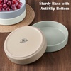 image:imageEfar Pasta Bowls Set of 6 35 oz Large Stoneware Bowl Plates  Shallow amp Wide Ceramic Pasta Serving Plates for Salad Dinner Soup  Microwave amp Dishwasher Safe Speckled MulticolorMulticolor