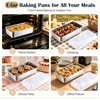 image:imageEfar Loaf Pan with Lids 9 x 5 Inch Stainless Steel Bread Pans for Homemade Bread Rectangle Baking Tins for Sourdough Meatloaf Banana Cake Nontoxic amp Dishwasher Safe  Set of 3Set of 3