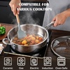 image:imageEfar Saute Pan with Lid 12 Inch 6QT TriPly Stainless Steel Deep Frying Pan Braiser Pan amp Chef Skillet Nontoxic Cooking Pan for Induction Ceramic Gas Stoves Heavy Duty Oven amp Dishwasher Safe12 Inch  5 QT