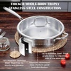 image:imageEfar Saute Pan with Lid 12 Inch 6QT TriPly Stainless Steel Deep Frying Pan Braiser Pan amp Chef Skillet Nontoxic Cooking Pan for Induction Ceramic Gas Stoves Heavy Duty Oven amp Dishwasher Safe12 Inch  5 QT