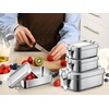 image:imageEfar 4 Pieces Stainless Steel Bento Box 5505508501400ml Metal Lunch Box LeakProof Lunch Food Container with Lids and Divider Reusable Meal Storage for Camping Picnic Travel Work4