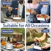 image:imageEfar 4 Pieces Stainless Steel Bento Box 5505508501400ml Metal Lunch Box LeakProof Lunch Food Container with Lids and Divider Reusable Meal Storage for Camping Picnic Travel Work4