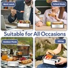 image:imageEfar 4 Pieces Stainless Steel Bento Box 5505508501400ml Metal Lunch Box LeakProof Lunch Food Container with Lids and Divider Reusable Meal Storage for Camping Picnic Travel Work1
