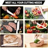 image:imageEfar Knife Set with Block 15 Pieces Kitchen Knife Block Set with Sharpener High Carbon Stainless Steel Sharp Chef Knife Set with Ergonomic Handles Anti Rust WalnutWhite