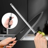 image:imageEfar Knife Set with Block 15 Pieces Kitchen Knife Block Set with Sharpener High Carbon Stainless Steel Sharp Chef Knife Set with Ergonomic Handles Anti Rust WalnutBlack