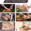 image:imageEfar Knife Set with Block 15 Pieces Kitchen Knife Block Set with Sharpener High Carbon Stainless Steel Sharp Chef Knife Set with Ergonomic Handles Anti Rust WalnutPink