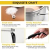 image:imageEfar 3 Quart Saucepan with Lid Stainless Steel Sauce Pan with HeatProof Handles Small Pot for Home Kitchen Restaurant Cooking Dishwasher SafeStainless Steel
