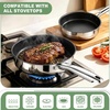 image:imageEfar Non Stick Frying Pans 895 Inch Skillet Set 2 Piece Nontoxic Cookware for Cooking with StayCool Handles Oven Safe amp Compatible with All Stovetops8 and 95 Fry Pan