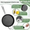 image:imageEfar Non Stick Frying Pans 895 Inch Skillet Set 2 Piece Nontoxic Cookware for Cooking with StayCool Handles Oven Safe amp Compatible with All Stovetops95 Saute Pan w Lid