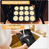 image:imageEfar 12Cavity Muffin Top Pan 3 Inch Nonstick Shallow Cupcake Pan for Yorkshire Pudding Eggs Whoopie Pie Cornbread Easy Release amp Clean Standard Size 2 PackNonstick