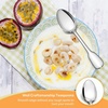 image:imageEfar Dessert Forks Salad Fork Set of 12 67 Stainless Steel Small Fork Silverware for Home Kitchen Restaurant Appetizer Cake Fruit Mirror Finish amp Widen Handle NoToxic amp Easy Clean Heavy Duty68 inch Spoons x 12