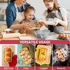 image:imageEfar Mini Loaf Pan Set of 12 Small Stainless Steel Bread Baking Pans for Oven 63 x 35 Inch Tiny Meatloaf Pans for Homemade Bread Pound Cake Brownies Nontoxic amp Dishwasher SafeSet of 12