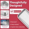image:imageEfar Mini Loaf Pan Set of 12 Small Stainless Steel Bread Baking Pans for Oven 63 x 35 Inch Tiny Meatloaf Pans for Homemade Bread Pound Cake Brownies Nontoxic amp Dishwasher SafeSet of 8