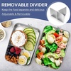 image:imageEfar 2 Pieces Stainless Steel Bento Box Large 2400ml Metal Lunch Box 81oz LeakProof Lunch Food Container with Lids and Divider Reusable Meal Storage for Camping Picnic Travel Work4