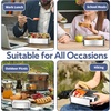 image:imageEfar Stainless Steel Bento Box 81oz2400ml Metal Lunch Box for Kids amp Adults LeakProof Lunch Container with Lids and 2 Removable Dividers Reusable Meal Storage for Camping Picnic Travel Work