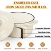 image:imageEfar 1Qt amp 2Qt amp 3Qt Sauce Pan Set with Selfbasting Lids GreenCream