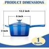 image:imageEfar 1Qt amp 2Qt amp 3Qt Sauce Pan Set with Selfbasting Lids GreenDeep Blue