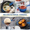 image:imageEfar 1Qt amp 2Qt amp 3Qt Sauce Pan Set with Selfbasting Lids GreenDeep Blue