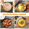 image:imageEfar 1Qt amp 2Qt amp 3Qt Sauce Pan Set with Selfbasting Lids GreenOrange
