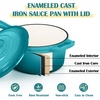 image:imageEfar 1Qt amp 2Qt amp 3Qt Sauce Pan Set with Selfbasting Lids GreenPeacock Green