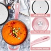 image:imageEfar 1Qt amp 2Qt amp 3Qt Sauce Pan Set with Selfbasting Lids GreenPink