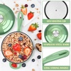 image:imageEfar 1Qt amp 2Qt amp 3Qt Sauce Pan Set with Selfbasting Lids GreenPistachio Green