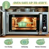 image:imageEfar 1Qt amp 2Qt amp 3Qt Sauce Pan Set with Selfbasting Lids GreenPistachio Green