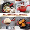 image:imageEfar 1Qt amp 2Qt amp 3Qt Sauce Pan Set with Selfbasting Lids GreenRed
