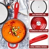 image:imageEfar 1Qt amp 2Qt amp 3Qt Sauce Pan Set with Selfbasting Lids GreenRed