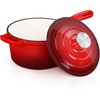 image:imageEfar 1Qt amp 2Qt amp 3Qt Sauce Pan Set with Selfbasting Lids GreenRed
