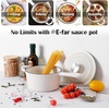 image:imageEfar 1Qt amp 2Qt amp 3Qt Sauce Pan Set with Selfbasting Lids GreenWhite