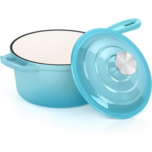 image:imageEfar 1Qt amp 2Qt amp 3Qt Sauce Pan Set with Selfbasting Lids GreenLight Blue