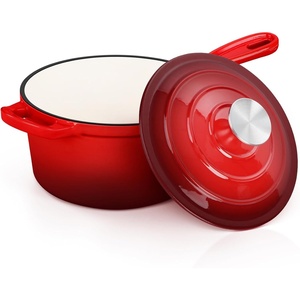 image:imageEfar 1Qt amp 2Qt amp 3Qt Sauce Pan Set with Selfbasting Lids GreenRed