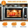 image:imageEfar 1Qt amp 2Qt Enameled Cast Iron Sauce Pan Set with Selfbasting Lids  Small Heavy Duty Dutch Oven Pot for All Kitchen Stove InductionReady amp Easy Clean PinkOrange