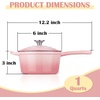 image:imageEfar 1Qt amp 2Qt Enameled Cast Iron Sauce Pan Set with Selfbasting Lids  Small Heavy Duty Dutch Oven Pot for All Kitchen Stove InductionReady amp Easy Clean PinkPink