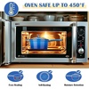 image:imageEfar 1Qt amp 2Qt Enameled Cast Iron Sauce Pan Set with Selfbasting Lids  Small Heavy Duty Dutch Oven Pot for All Kitchen Stove InductionReady amp Easy Clean PinkDeep Blue