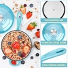 image:imageEfar 1Qt amp 2Qt Enameled Cast Iron Sauce Pan Set with Selfbasting Lids  Small Heavy Duty Dutch Oven Pot for All Kitchen Stove InductionReady amp Easy Clean PinkLight Blue