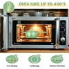 image:imageEfar 1Qt amp 2Qt Enameled Cast Iron Sauce Pan Set with Selfbasting Lids  Small Heavy Duty Dutch Oven Pot for All Kitchen Stove InductionReady amp Easy Clean PinkPistachio Green