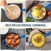 image:imageEfar 1Qt amp 2Qt Enameled Cast Iron Sauce Pan Set with Selfbasting Lids  Small Heavy Duty Dutch Oven Pot for All Kitchen Stove InductionReady amp Easy Clean PinkDeep Blue