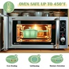 image:imageEfar 1Qt amp 2Qt Enameled Cast Iron Sauce Pan Set with Selfbasting Lids  Small Heavy Duty Dutch Oven Pot for All Kitchen Stove InductionReady amp Easy Clean PinkPistachio Green