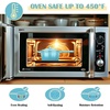 image:imageEfar 1Qt amp 2Qt Enameled Cast Iron Sauce Pan Set with Selfbasting Lids  Small Heavy Duty Dutch Oven Pot for All Kitchen Stove InductionReady amp Easy Clean PinkLight Blue
