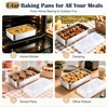 image:imageEfar Loaf Pan with Lids Stainless Steel Bread Pans for Homemade Bread  9 x 5 Inch Rectangle Baking Tins for Sourdough Meatloaf Banana Cake Nontoxic amp Dishwasher Safe  Set of 4Set of 2