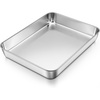 image:imageEfar Lasagna Pans with Lids Stainless Steel Rectangular Cake Baking Pan wCover 12x9x2 Brownie Casserole Oven Tray Sheet Heavy Duty Metal Bakeware AntiRust amp Dishwasher Safe Set of 2122x95