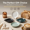 image:imageEfar Spoon Rest Ceramic Spoon Holder for Stove Top HeatResistant  5 Inch Utensils Rest for Coffee Bar amp Kitchen Counter Decor Fits Ladles amp Spatulas Dishwasher Safe Celadon GreenGreen
