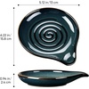 image:imageEfar Spoon Rest Ceramic Spoon Holder for Stove Top HeatResistant  5 Inch Utensils Rest for Coffee Bar amp Kitchen Counter Decor Fits Ladles amp Spatulas Dishwasher Safe Celadon GreenBlue